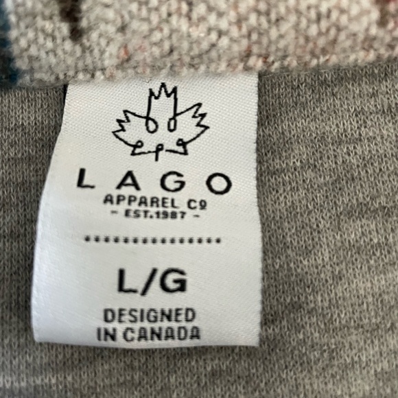 Lago Aztec Gray, Red & Blue Jacket Size L - Picture 5 of 8